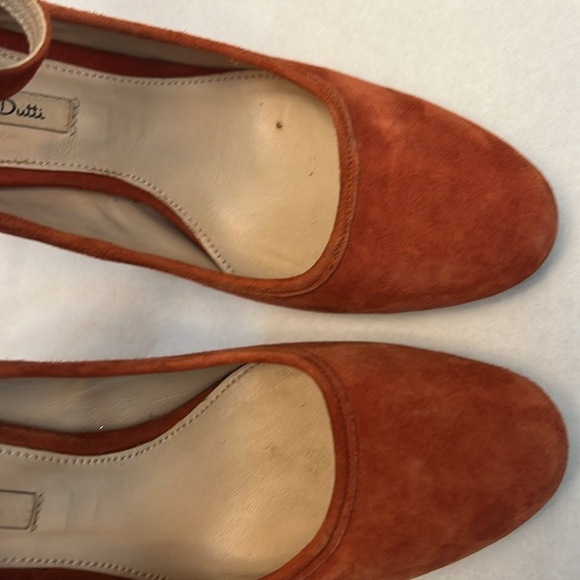 MASSIMO DUTTI BURNT ORANGE HEELS 37=7 - Picture 12 of 16